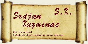 Srđan Kuzminac vizit kartica